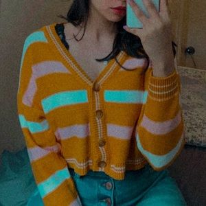 Short Cardigan, Size Medium.